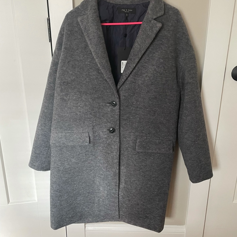 Rag & Bone Estelle Cocoon Wool Blend Coat
